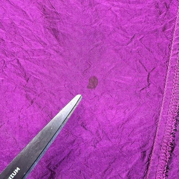 Eleven Stitch Design Silk Button Up Lightweight Jacket Size S Purple Lagenlook - Picture 4 of 13